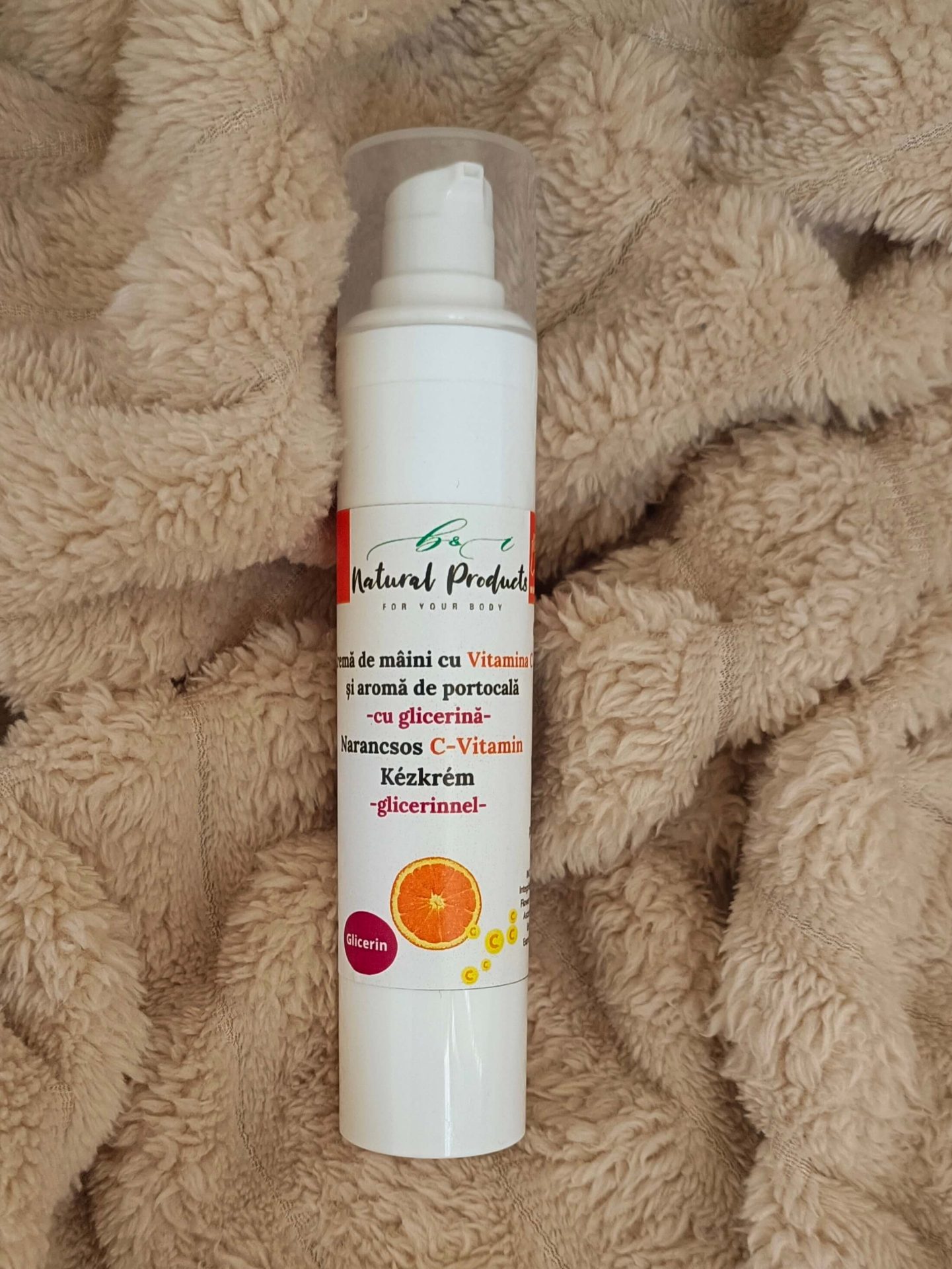 Narancsos C-Vitamin Kézkrém glicerinnel